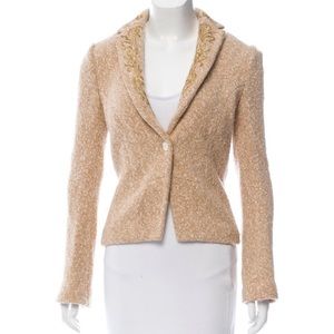 Authentic Iisls Embelished Wool Blazer